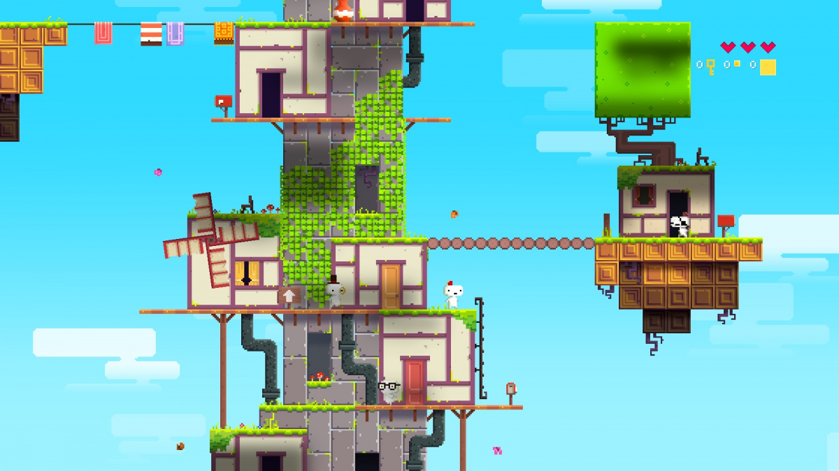 Krychlová puzzle adventure Fez okouzluje na videu