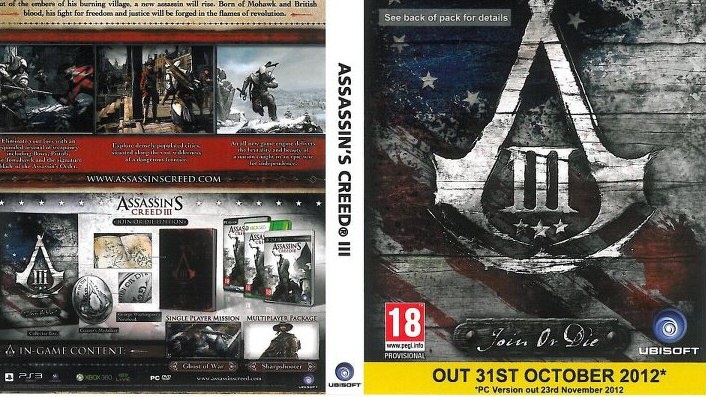 PC verze Assassin's Creed III opět s mírným zpožděním?