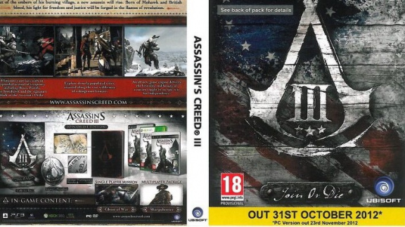 PC verze Assassin's Creed III opět s mírným zpožděním?
