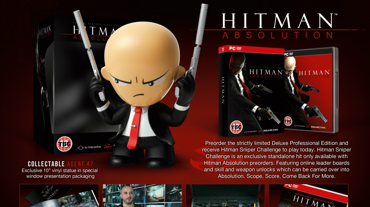 Hitman Absolution se nabízí i v balení profi deluxe