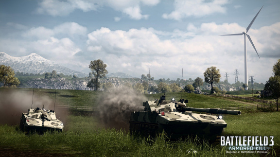 V Battlefield 3: Armored Kill bude pohoří jako ze Skyrimu