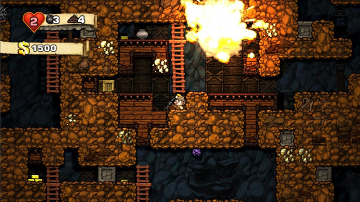 Parádní plošinovka Spelunky se vrací domů - v létě vyjde na PC