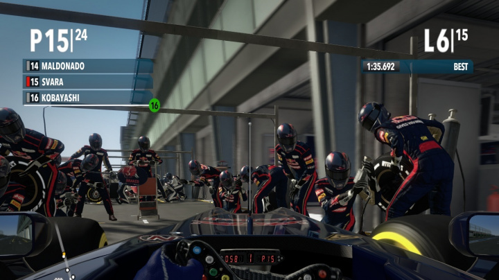 F1 2012 s vylepšeným počasím, fyzikou a realismem