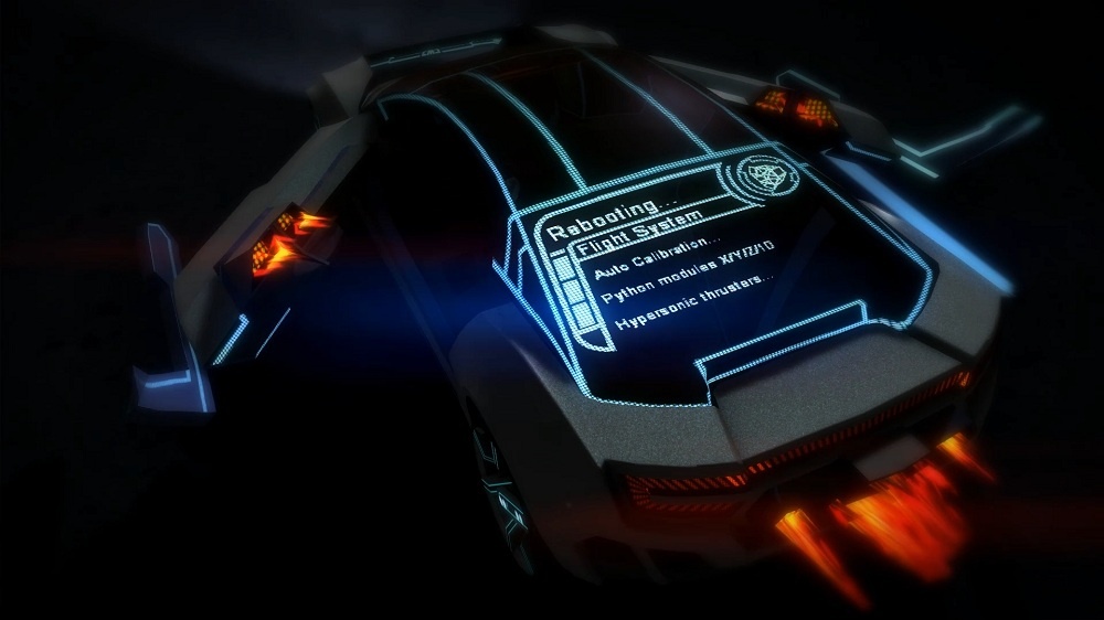 Z adrenalinové futuristické jízdy Distance přechází oči