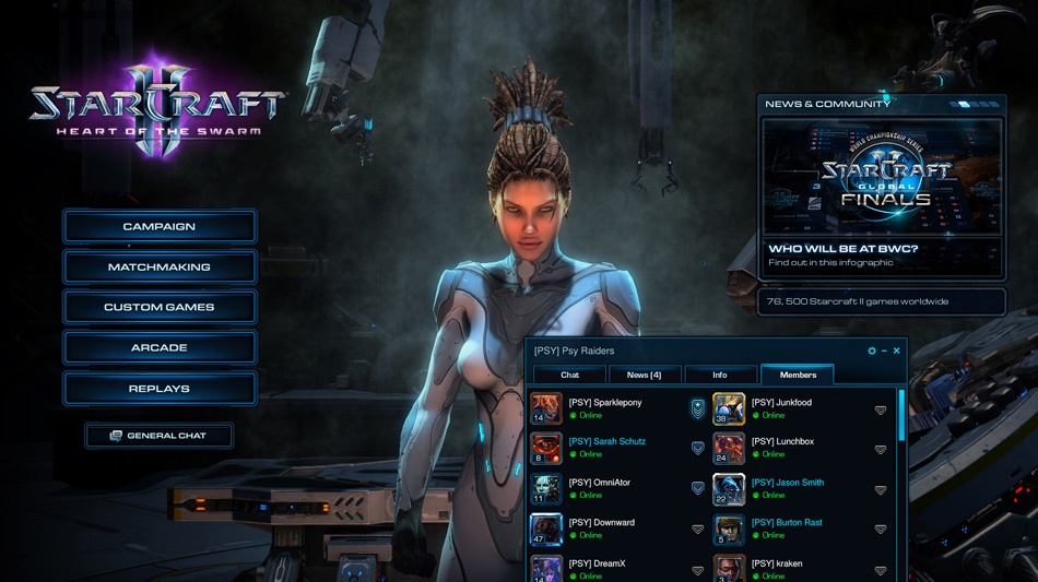 Blizzard přidá do StarCraftu II klany a skupiny