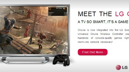 OnLive bude předinstalovaná do všech Google TV