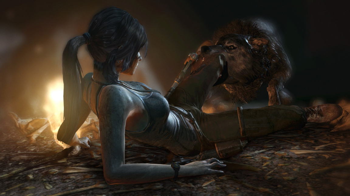 Lev, luk a Lara na nových obrázcích z Tomb Raidera