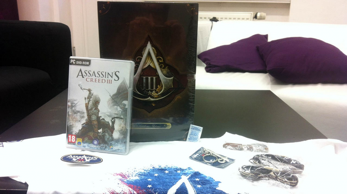 Kdo vyhrál trička a PC originálky Assassin's Creed III