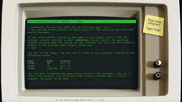 Textová střílečka je lepší nápad, než byste čekali