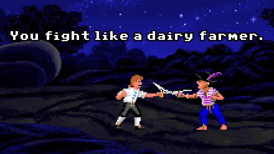 Zahrajte si slovní souboje z Monkey Island v prohlížeči