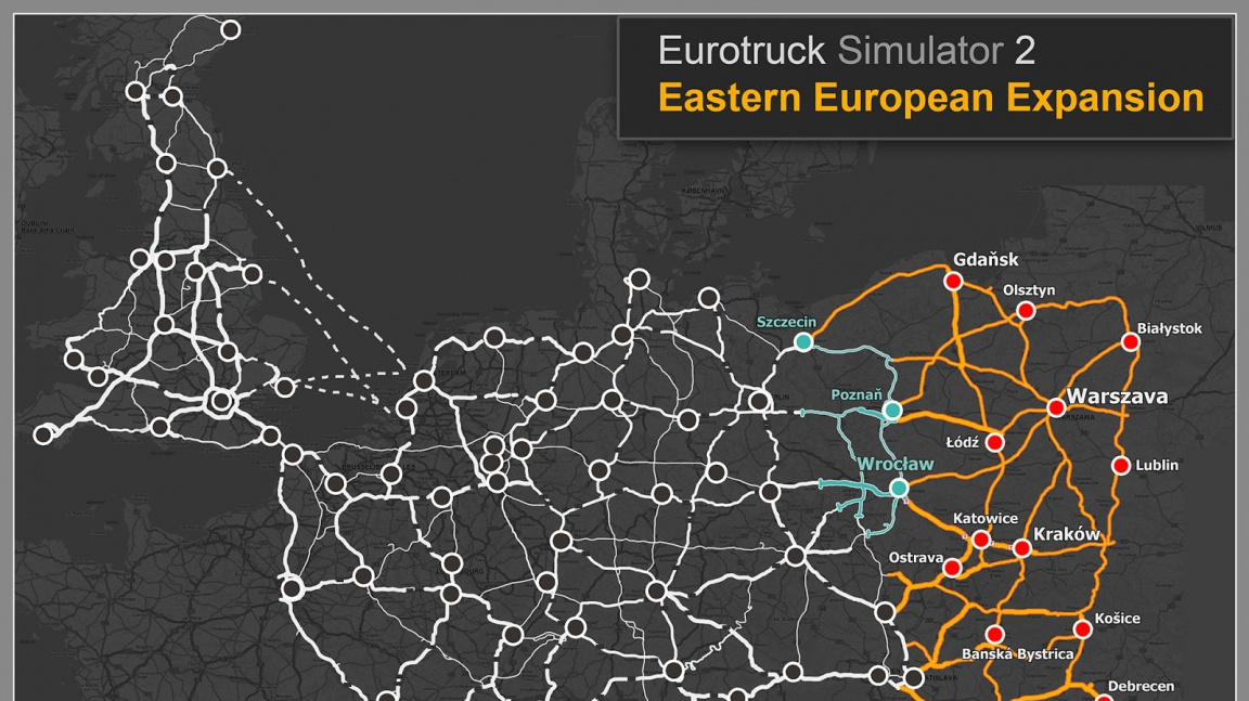 Euro Truck Simulator 2 čeká addon z východní Evropy