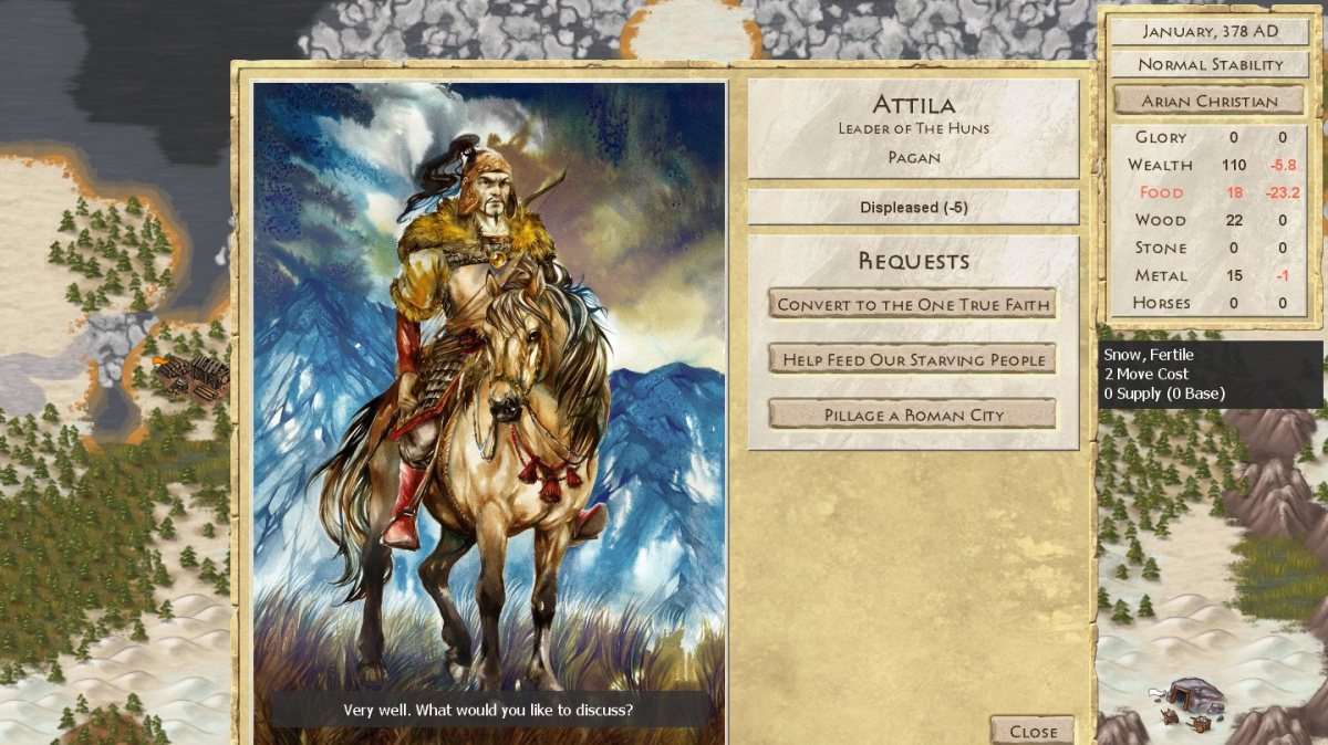 Ve strategii od autora Civilizace vypleníte Řím jako barbarský náčelník