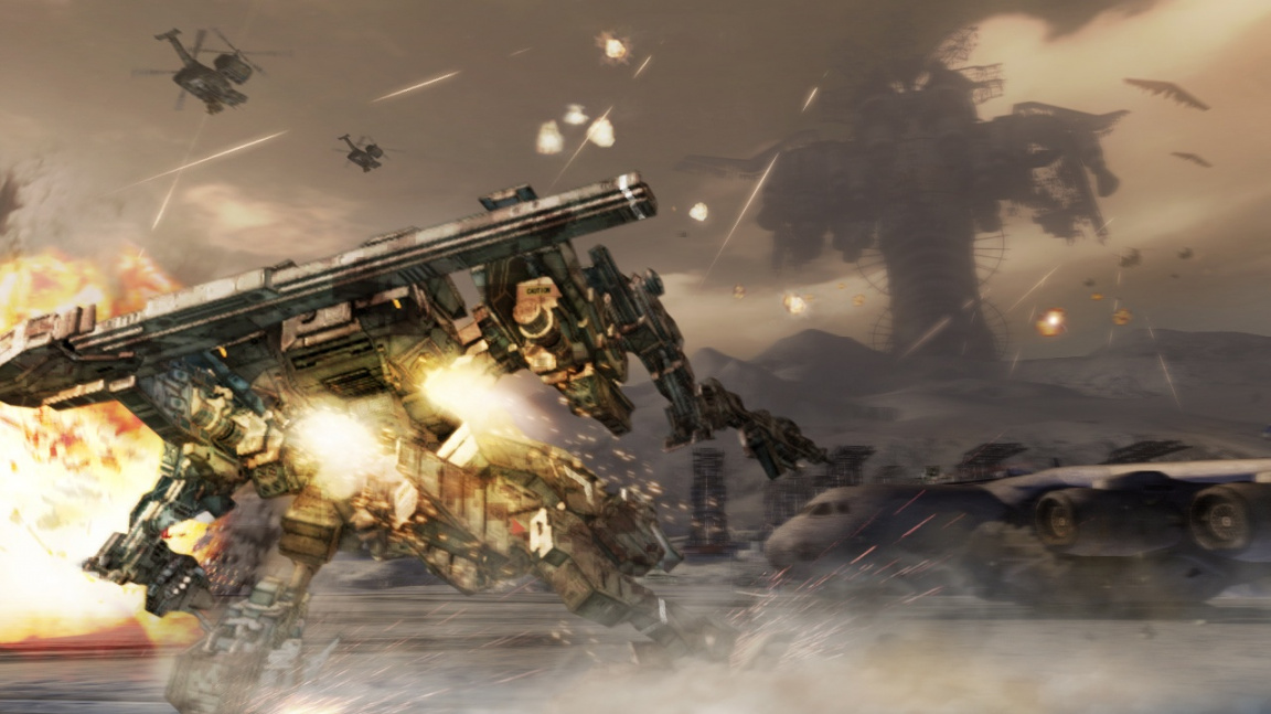Namco oznamuje novou mecha akci Armored Core: Verdict Day