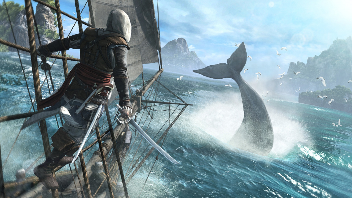 PETA se čílí z lovu velryb v Assassin's Creed IV, Ubi vtipně reaguje