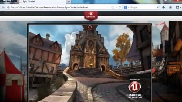 Mozilla a Epic předvádí Unreal Engine 3 v browseru