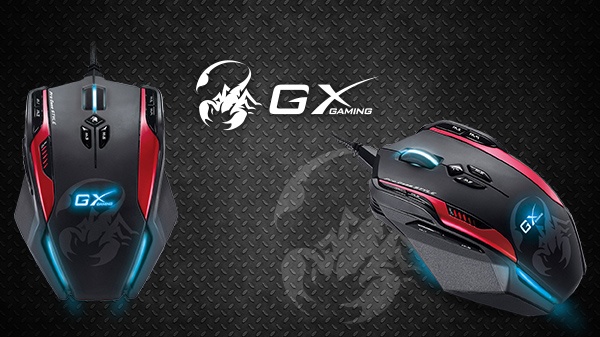 GX Gaming Gila - profesionální herní myš se škorpionem
