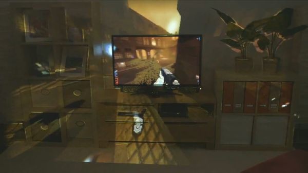 Demonstrace IllumiRoom vypadá působivě i podivně