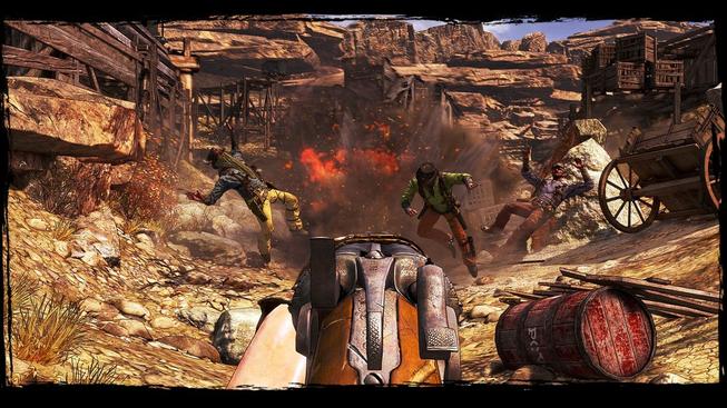 Silas střílí lidi do obličeje v traileru na Call of Juarez: Gunslinger