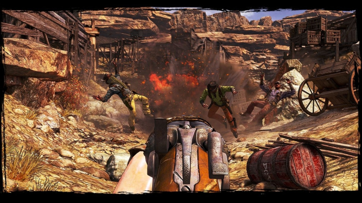 Silas střílí lidi do obličeje v traileru na Call of Juarez: Gunslinger