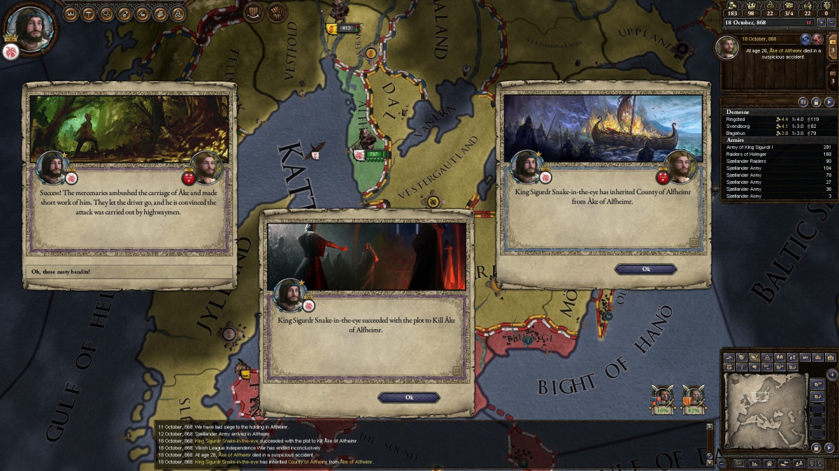 Vikingové z Crusader Kings II: Old Gods přijíždí na vlně agro metalu