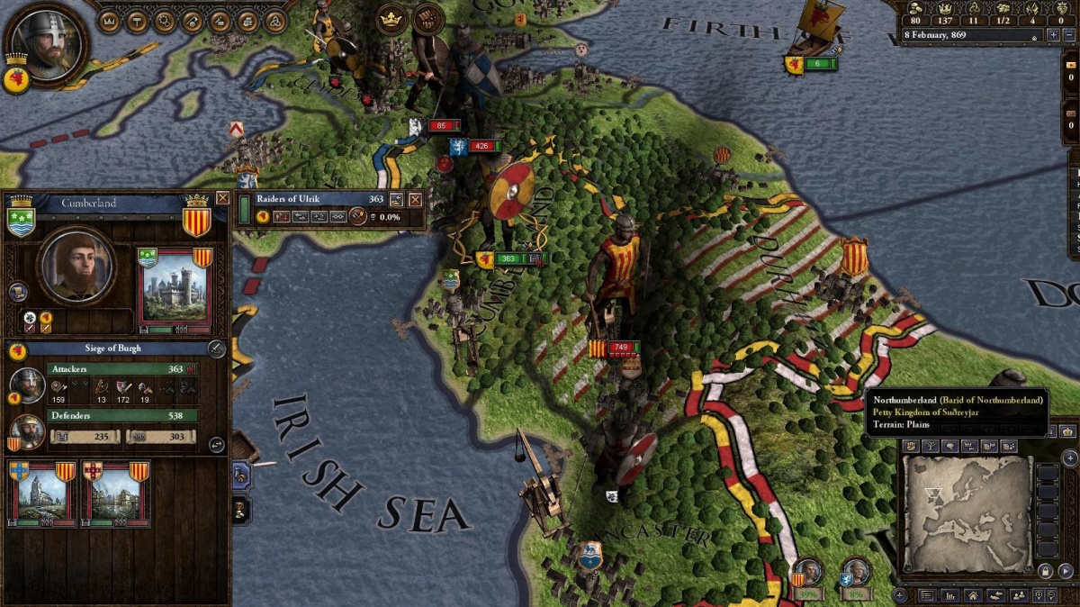 Crusader Kings II se za tři roky prodalo přes milion kusů