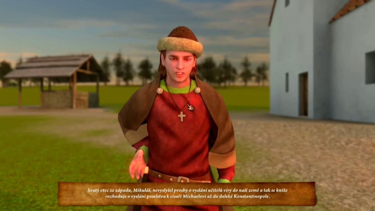 Příběh Konstantina a Metoděje doprovází hra a komiks z doby Velké Moravy