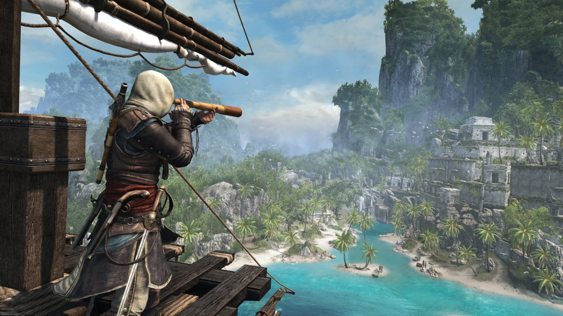 Burácející moře a děla v ukázce z Assassin's Creed IV: Black Flag
