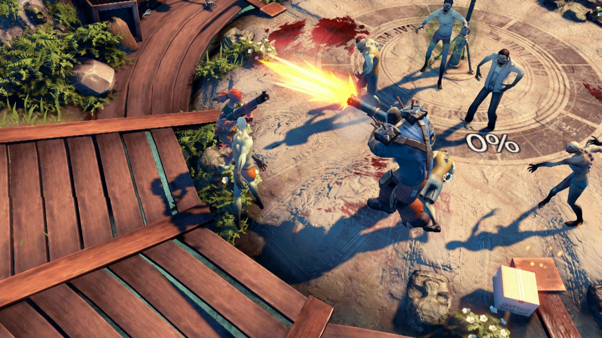 Dead Island: Epidemic se liší od MOBA her přímým ovládáním postavy a šíleným arsenálem