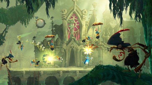 Podívejte se na multiplayer pěti lidí v Rayman Legends