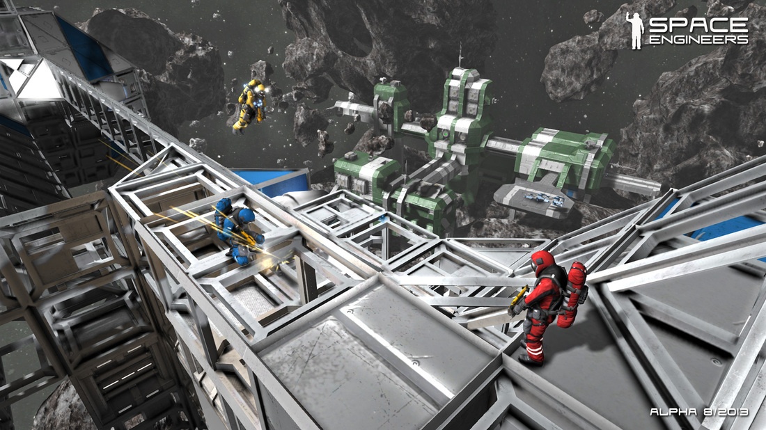 Čeští Space Engineers předvádí test poškození