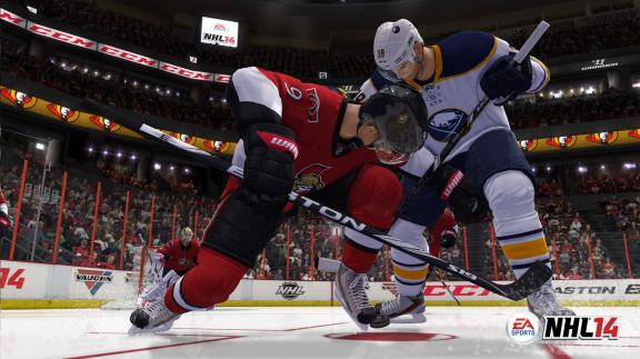 V traileru na NHL 14 se kupí akce na akci