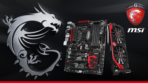 Herní komponenty MSI GAMING - vyvinuto pro hráče