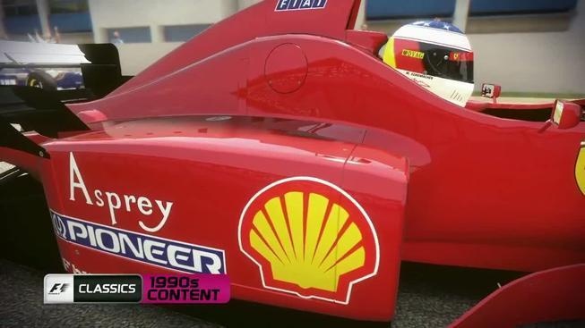 Devadesátkoví jezdci a tratě pro F1 2013 už jsou dostupné všem