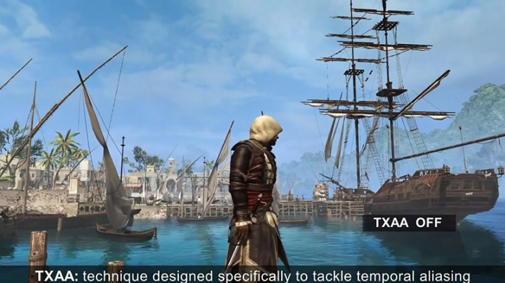 Ukázka grafických efektů z PC verze Assassin's Creed IV