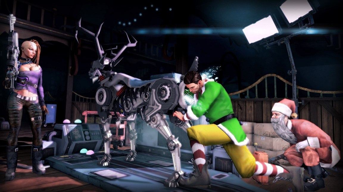Nové DLC pro Saints Row IV voní vánoční náladou  