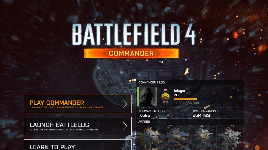 Test aplikací Battlelog a Commander pro Battlefield 4