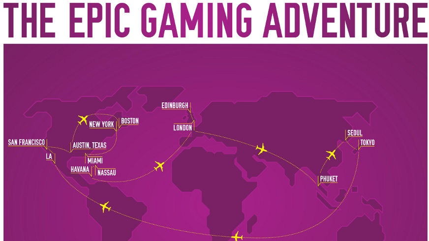 Netradiční videoherní dovolená vás protáhne po celém světě