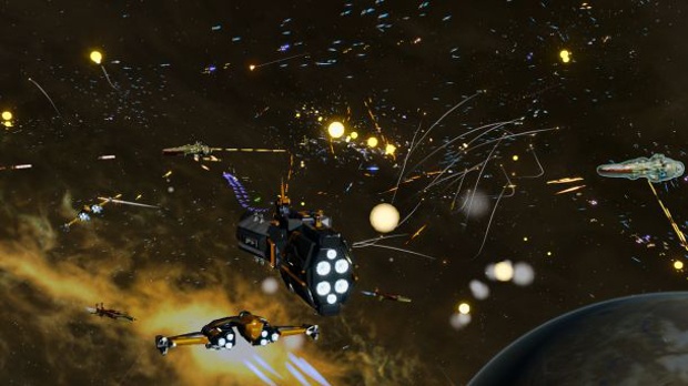 Vesmírný engine Nitrous ukazuje bitvu deseti tisíc lodí