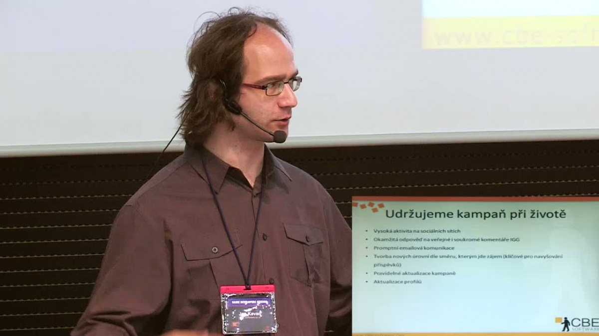 GDS 2013: Jan Kavan - Jak přežít crowdfunding