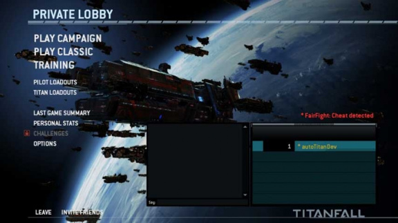 Cheateři budou v Titanfallu přesunuti na podvodnické servery