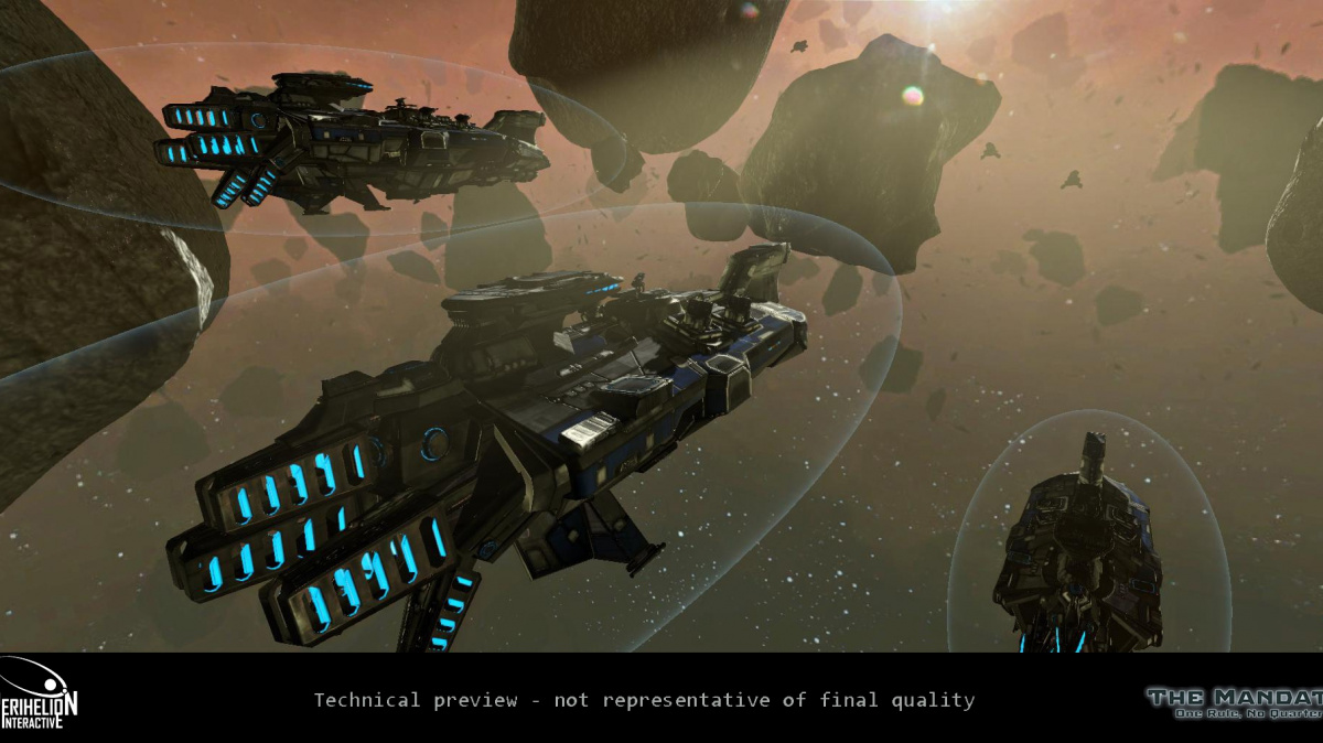 Plánování vesmírných soubojů na videu z RPG The Mandate