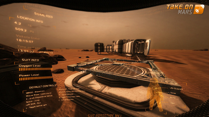 Update pro Take on Mars přinesl budování marťanské kolonie