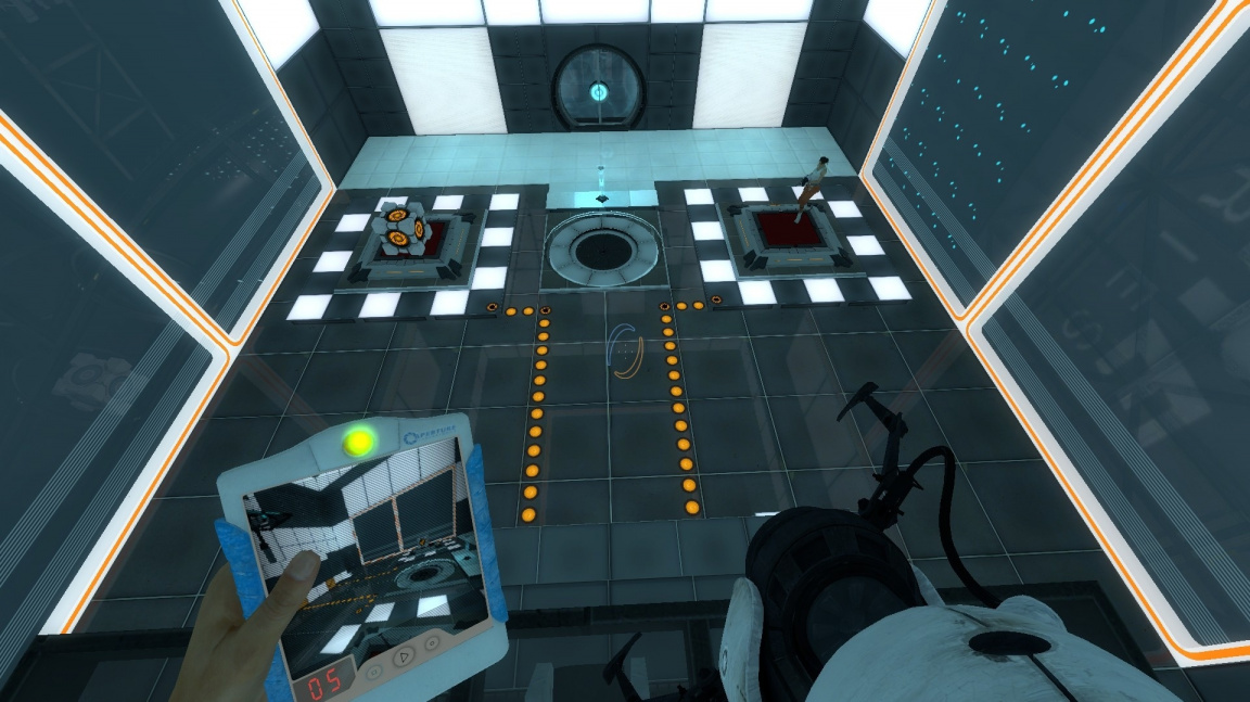 Zahrajte si Portal 2 v kooperaci sami se sebou