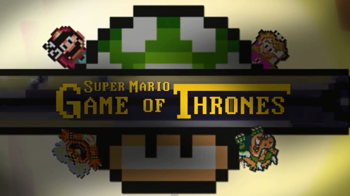 Mario vždy splácí své dluhy, jak ukazuje intro Hry o trůny ve stylu Super Maria