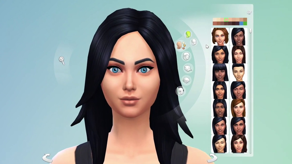 The Sims 4 předvádí na videu široké možnosti editoru postav