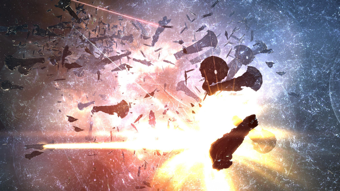 Pokochejte se krásnými záběry na gigantickou bitvu z EVE Online