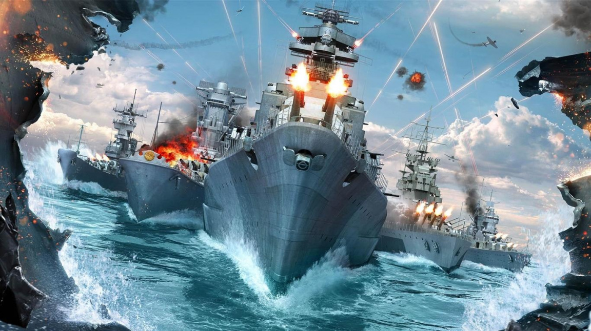 Filmový trailer na World of Warships ukazuje souboj Japonců s Amíky v bouři