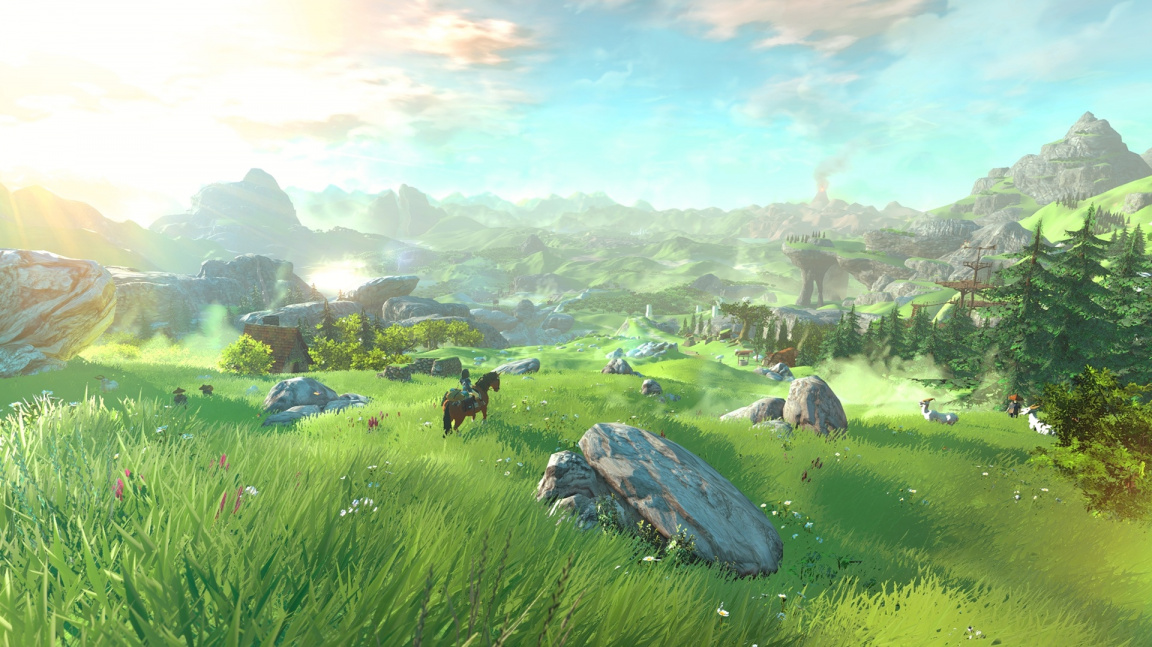 V otevřeném světě The Legend of Zelda se můžete vydat, kam jen dohlédnete