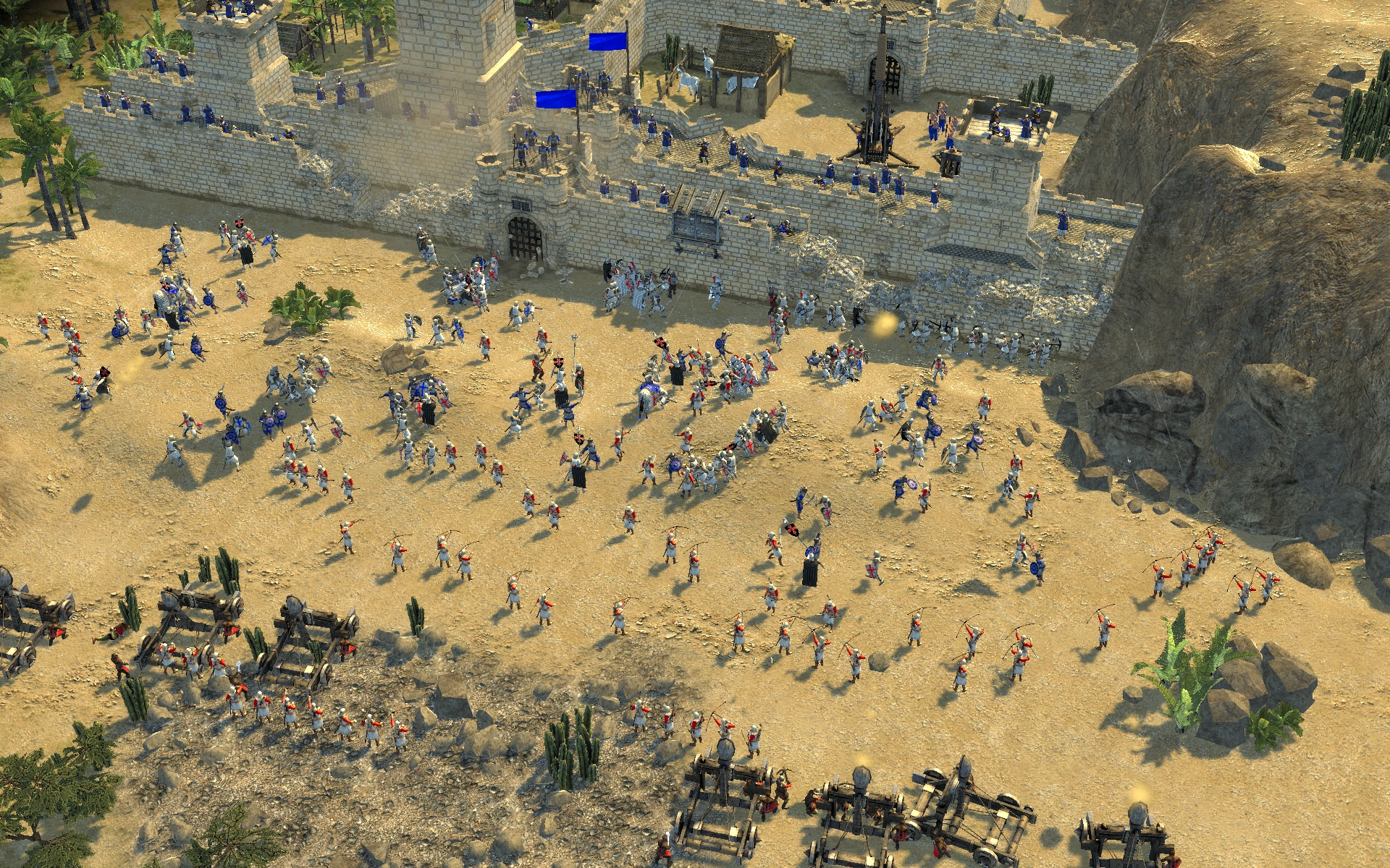 stronghold crusader 2 rotate buildings