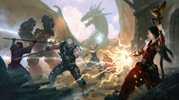 Záběry z hraní mobilní MOBA hry The Witcher Battle Arena